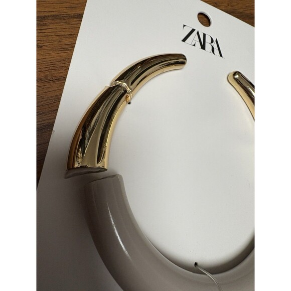 Zara Limited Edition Choker Necklace Bloggers’ Fav NWT Gold Tone - Picture 2 of 5